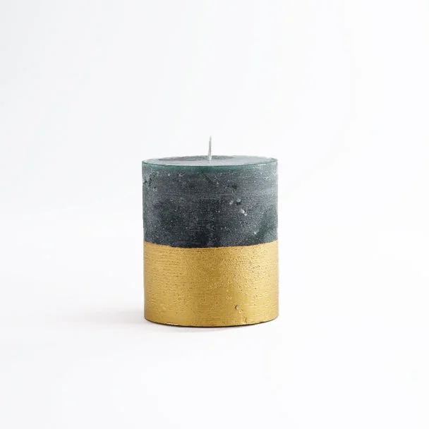 Discounted Jewelry For A Glamorous Look St Eval Gold Dipped Pillar Candle - Winter Thyme