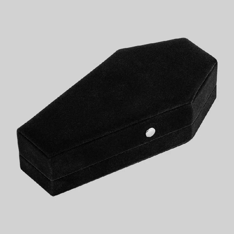 Stunning Jewelry At A Fraction Of The Price The Black Velvet Coffin Ring Case